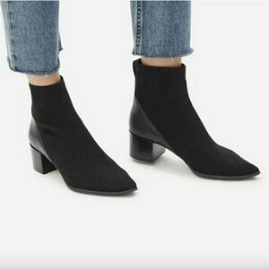 Everlane The Boss Boot in ReKnit Black Women’s Size 7.5